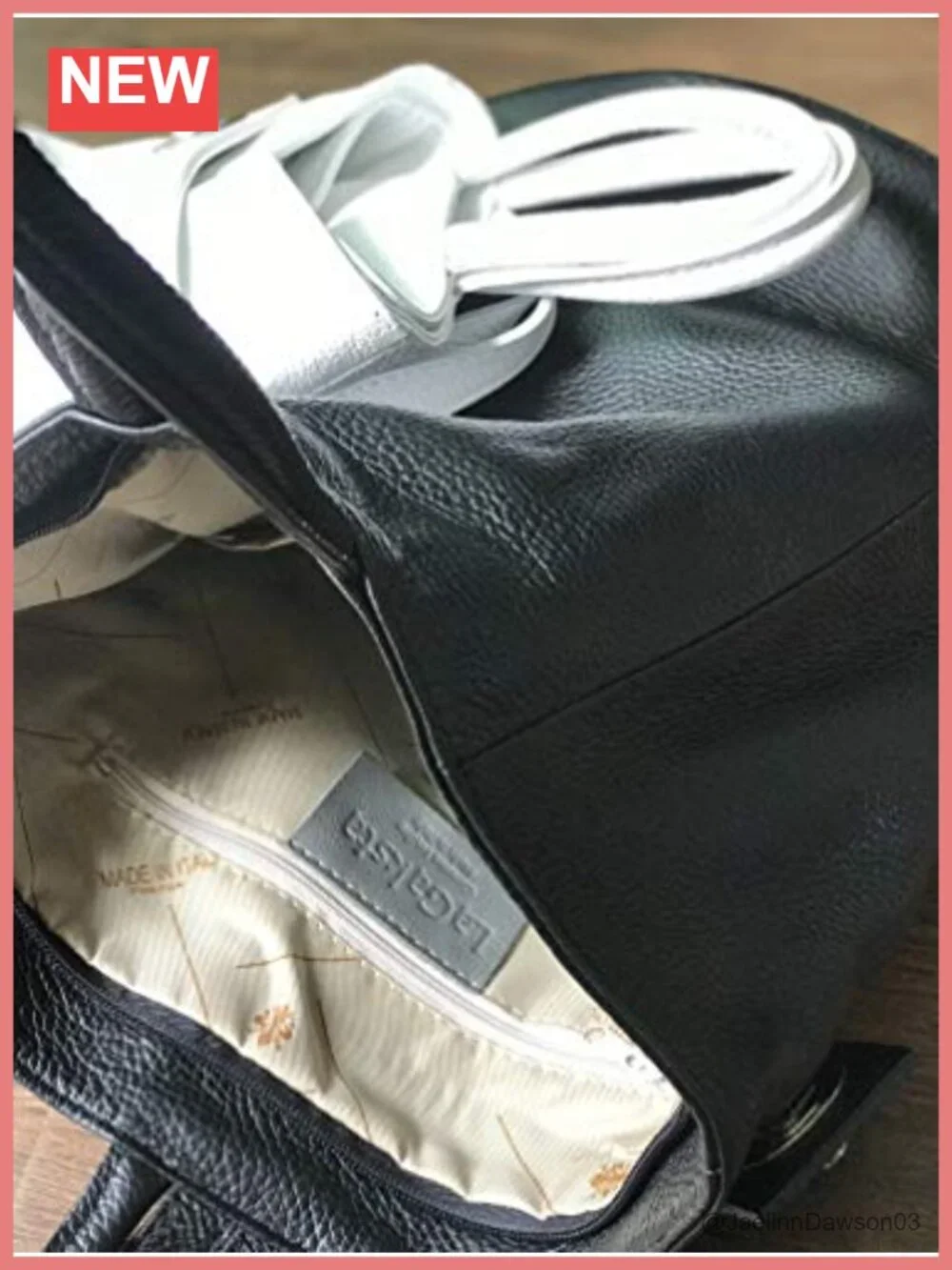 Convertible Italian Leather Backpack Tote Purse 3-in-1 Anti-Theft